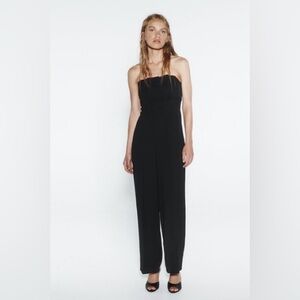 Strapless Black Jumpsuit